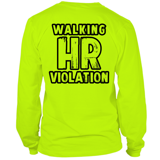 HR Violation - Long Sleeve Hi-Vis T-Shirt — photo 1 of 3