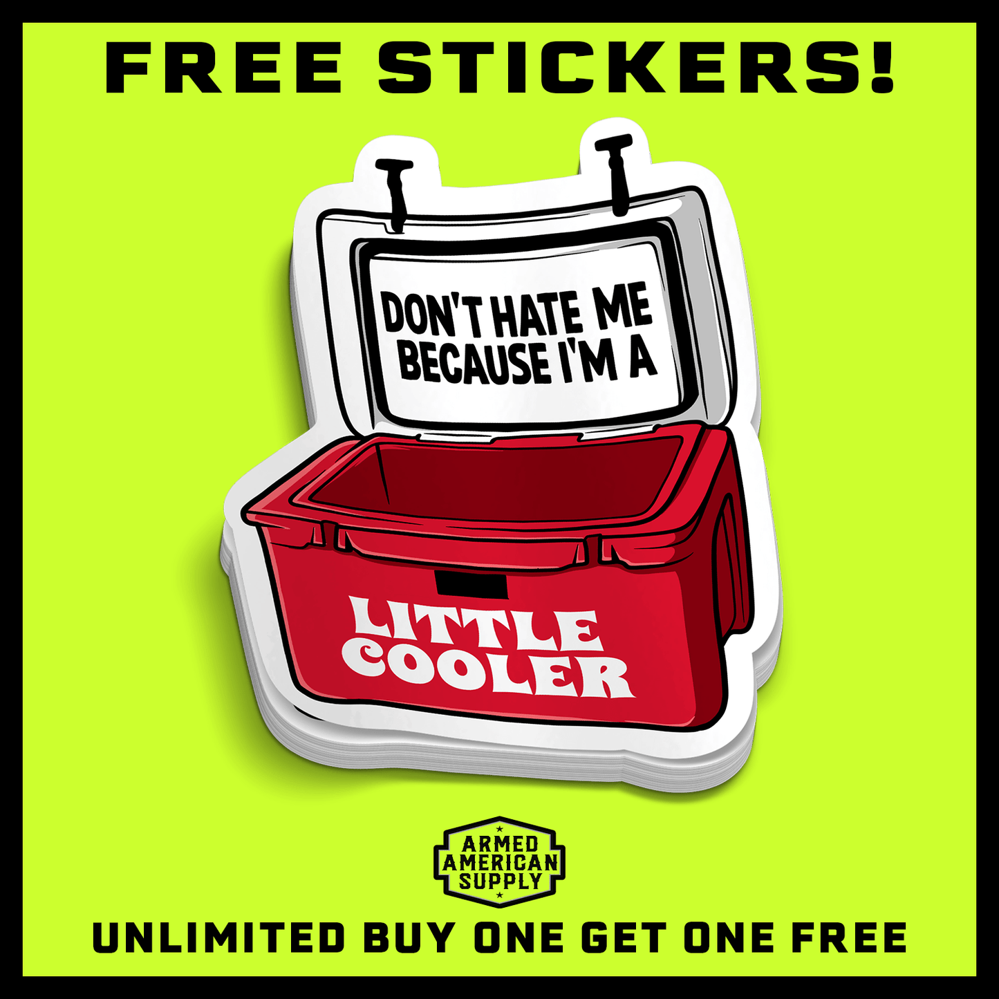 Little Cooler Hard Hat Decal — photo 2 of 2