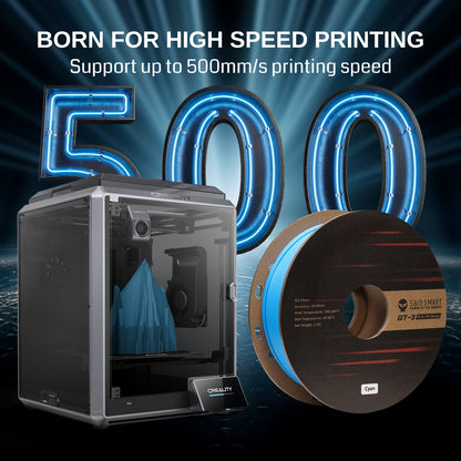 GT-3 High Speed Glossy PLA+ Filament 1.75mm, 1KG, ±0.04mm, Cyan/Magenta/Yellow/Silver — photo 6 of 7