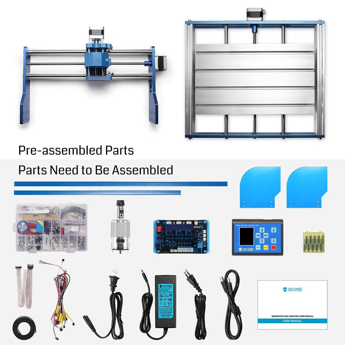 3018-PROVer Semi Assembled CNC Router Kit — photo 6 of 9