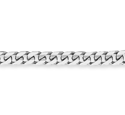Miami Cuban Solid White/Yellow/Rose Gold Handmade Bracelet , 7mm, 6.5-10 Inch