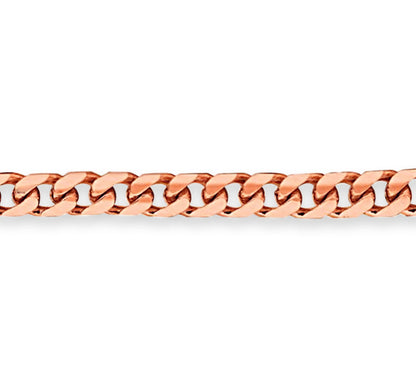 Miami Cuban Solid White/Yellow/Rose Gold Handmade Bracelet , 7mm, 6.5-10 Inch