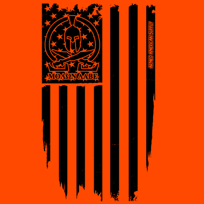 Molon Labe Ghost Flag - Long Sleeve Hi-Vis T-Shirt — photo 2 of 2