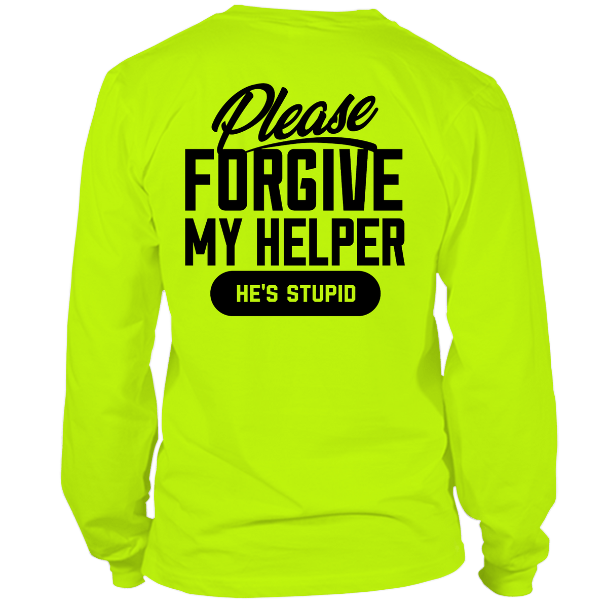 My Helper - Long Sleeve Hi-Vis T-Shirt — photo 1 of 2