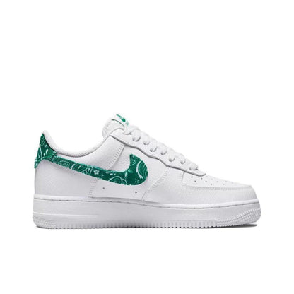 Nike Air Force 1 'Essential White/Green Paisley'