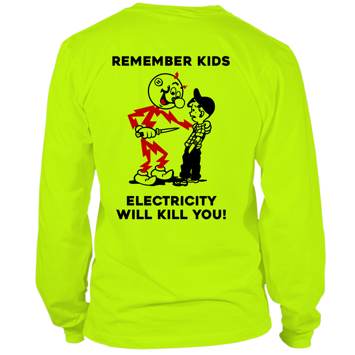 Remember Kids - Long Sleeve Hi-Vis T-Shirt — photo 1 of 3