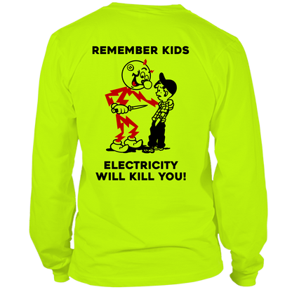 Remember Kids - Long Sleeve Hi-Vis T-Shirt — photo 1 of 3