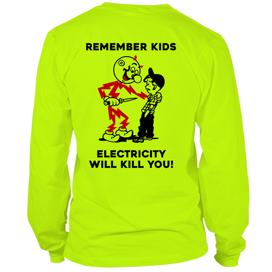 Remember Kids - Long Sleeve Hi-Vis T-Shirt — photo 1 of 3