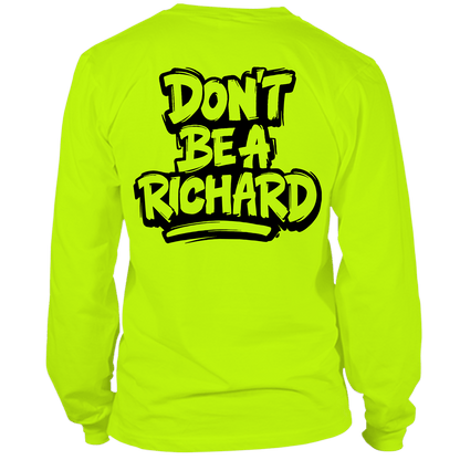 Richard - Long Sleeve Safety Yellow Hi-Vis T-Shirt — photo 1 of 2