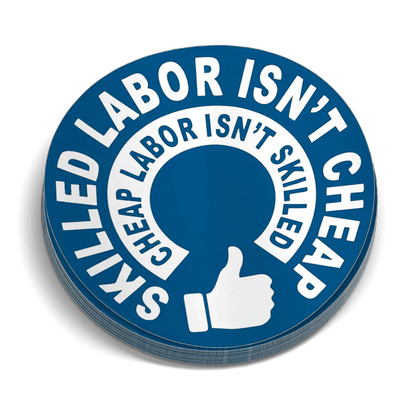 Skilled Labor Hard Hat Decal — photo 1 of 2