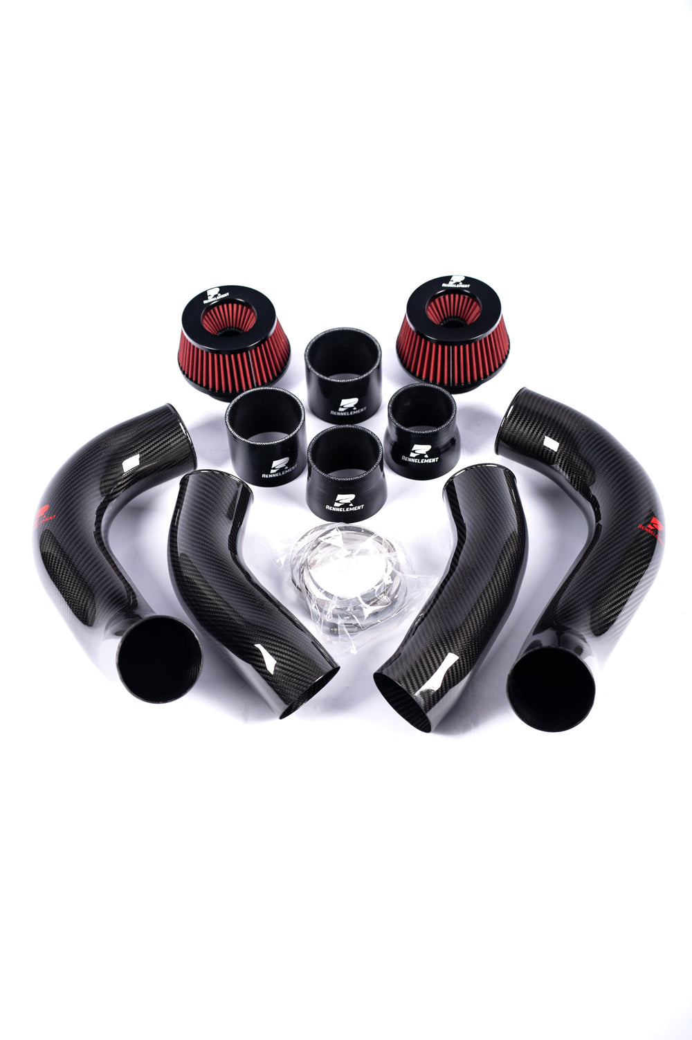 RENNELEMENT G90/G99 M5 3.5” Dry Carbon Fiber Front Mount Intake System