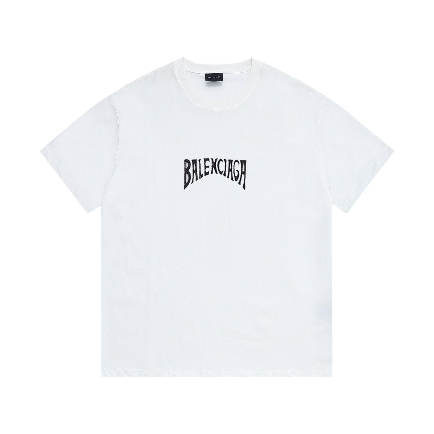 Balenciaga White T-Shirt Without Collar