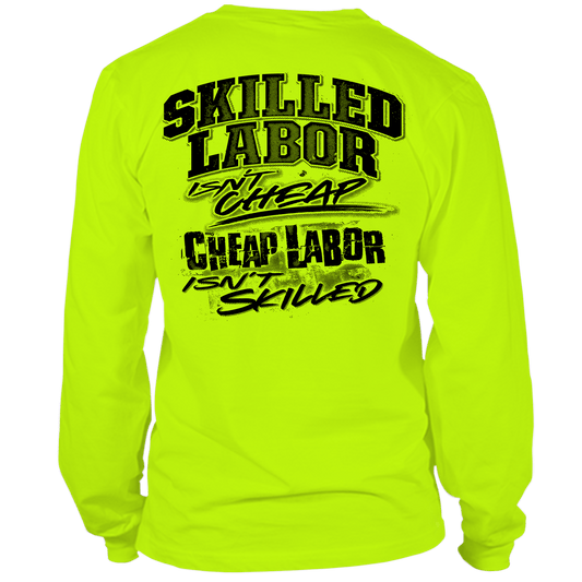 Skilled Labor - Long Sleeve Hi-Vis T-Shirt — photo 1 of 3