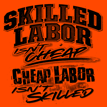 Skilled Labor - Safety Yellow T-Shirt — photo 2 of 3