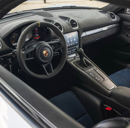 Manual Porsche 991.2 Steering wheel in Red
