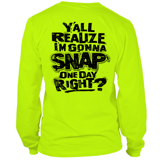 Snap - Long Sleeve Hi-Vis T-Shirt — photo 1 of 2