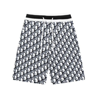 Dior Knit Basketball Shorts 'Black/White'