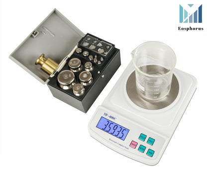 Ounce and Gram Scale 0.01g Accuracy Mass Balance Chemistry Digital Scale Electronic LCD Science Lab Laboratory Digital Scale USB Charger and AC DC Adapter Included