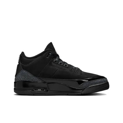 Air Jordan 3 Retro 'Black Cat' 2025 – Men's Stealth Sneaker