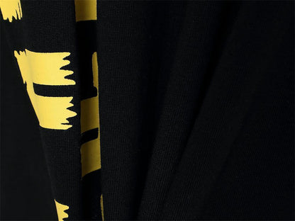 Fendi T-Shirt without Collar 'Black-Yellow'