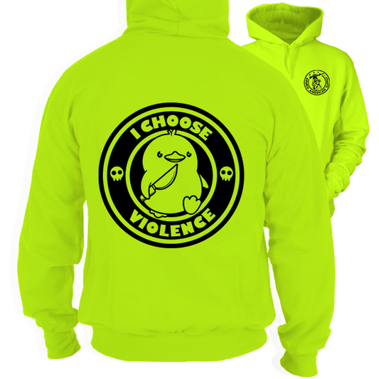 Violence - Safety Yellow Hi-Vis Hoodie — photo 1 of 3