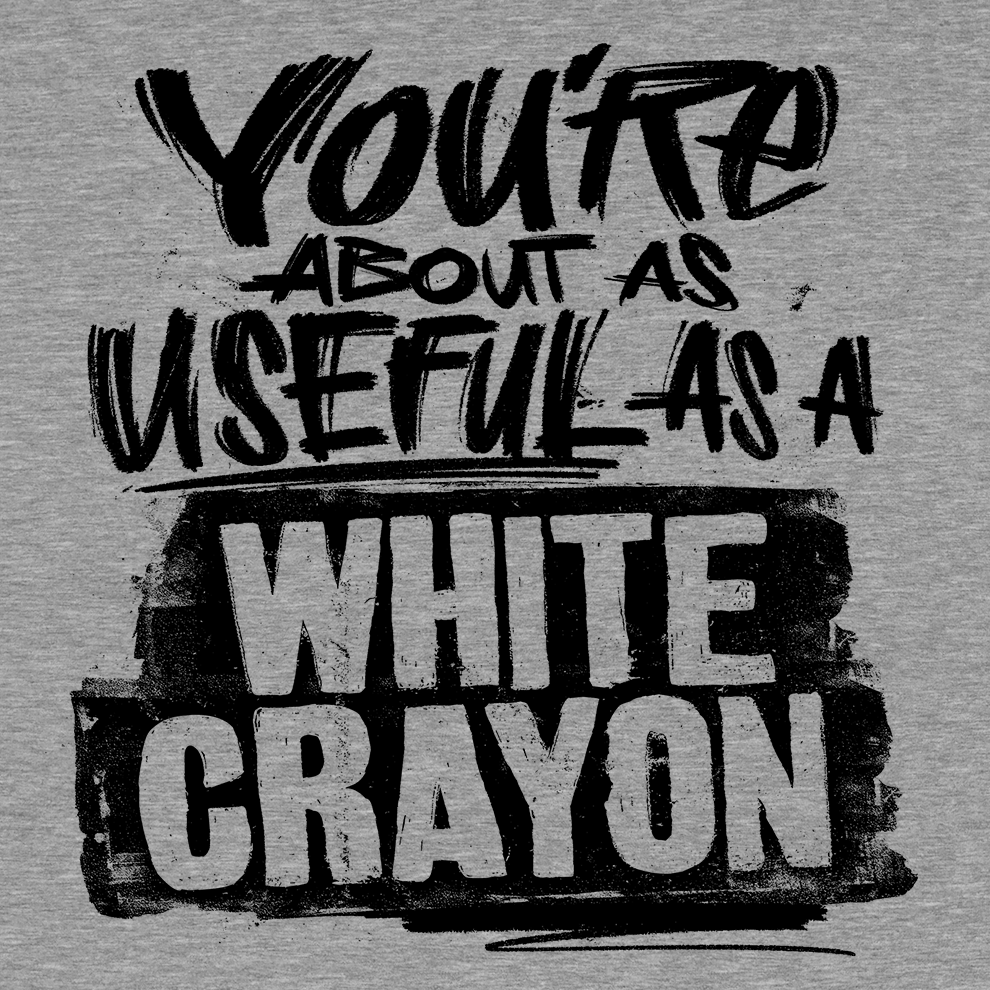 White Crayon - Safety Yellow T-Shirt — photo 3 of 3