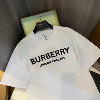 Burberry T-Shirt Without Collar 'White & Black'