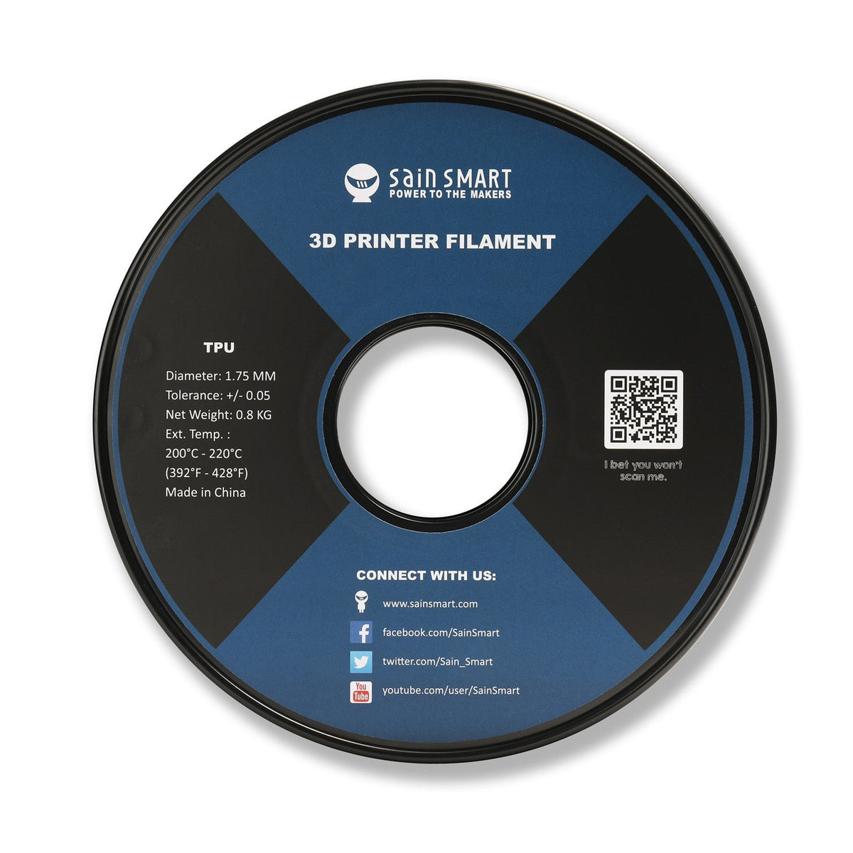 Neon Cyan, Cyberpunk Color TPU Filament 1.75mm 0.8kg/1.76lb — photo 6 of 7