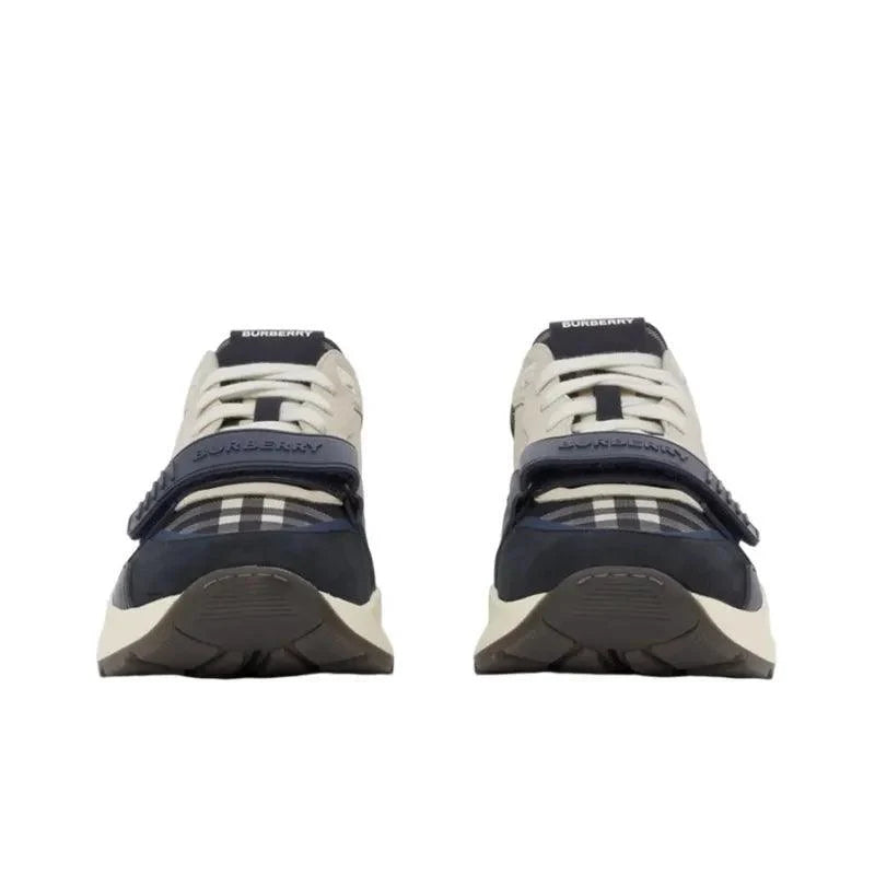 Burberry Check Sneakers 'Dark Charcoal Blue'