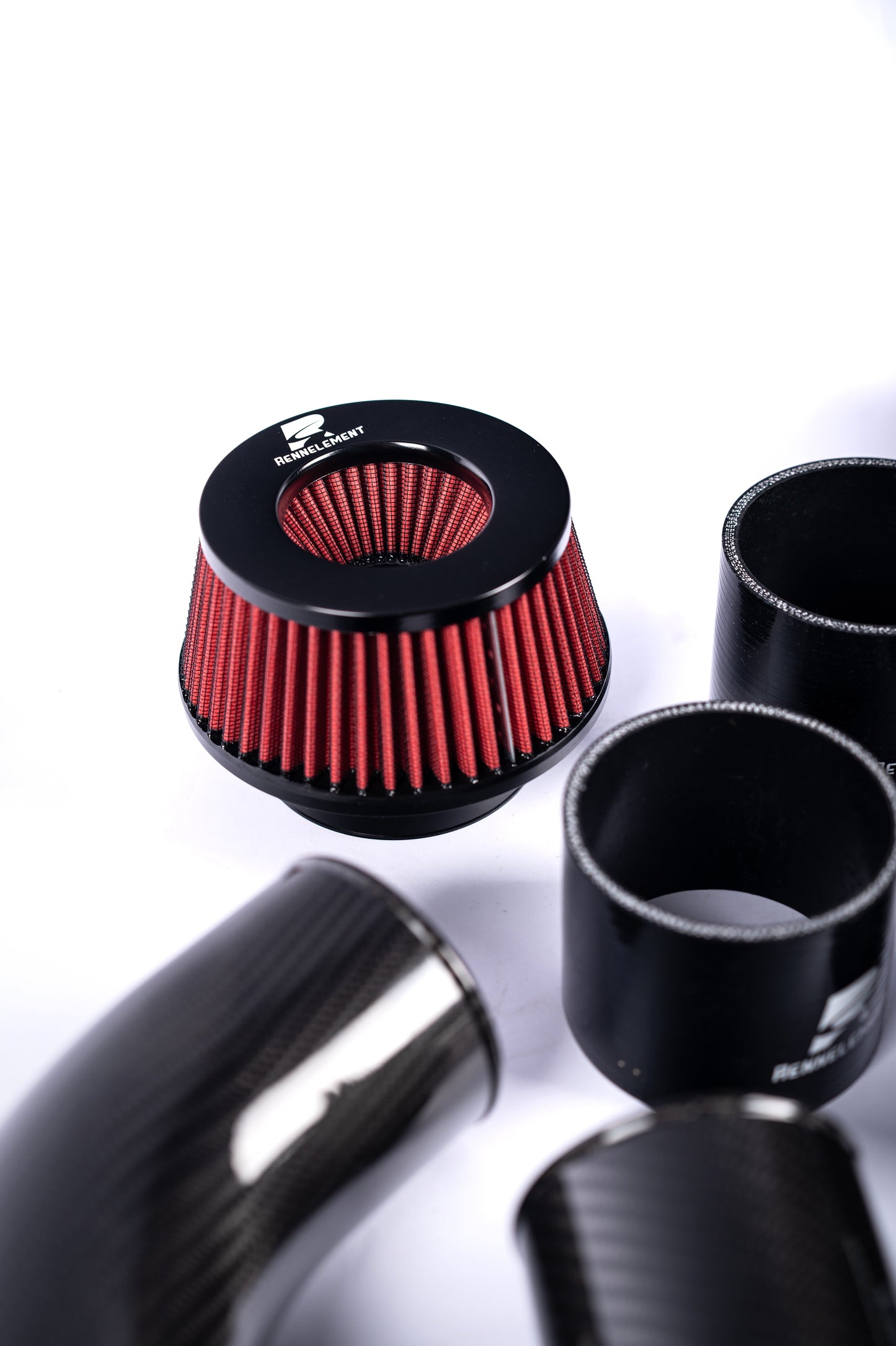 RENNELEMENT G90/G99 M5 3.5” Dry Carbon Fiber Front Mount Intake System
