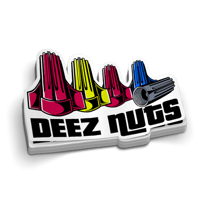 Deez Nuts Hard Hat Decal — photo 1 of 2