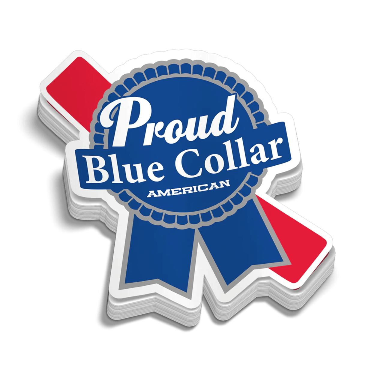 Proud Blue Collar Hard Hat Decal — photo 1 of 2