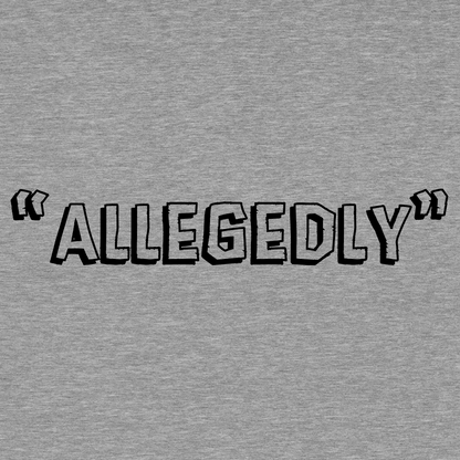 Allegedly - Safety Yellow T-Shirt — photo 3 of 3