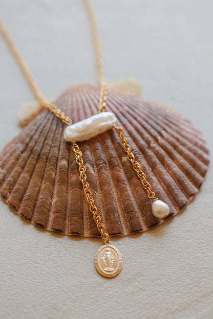 Juliettes Miraculous Medal necklace