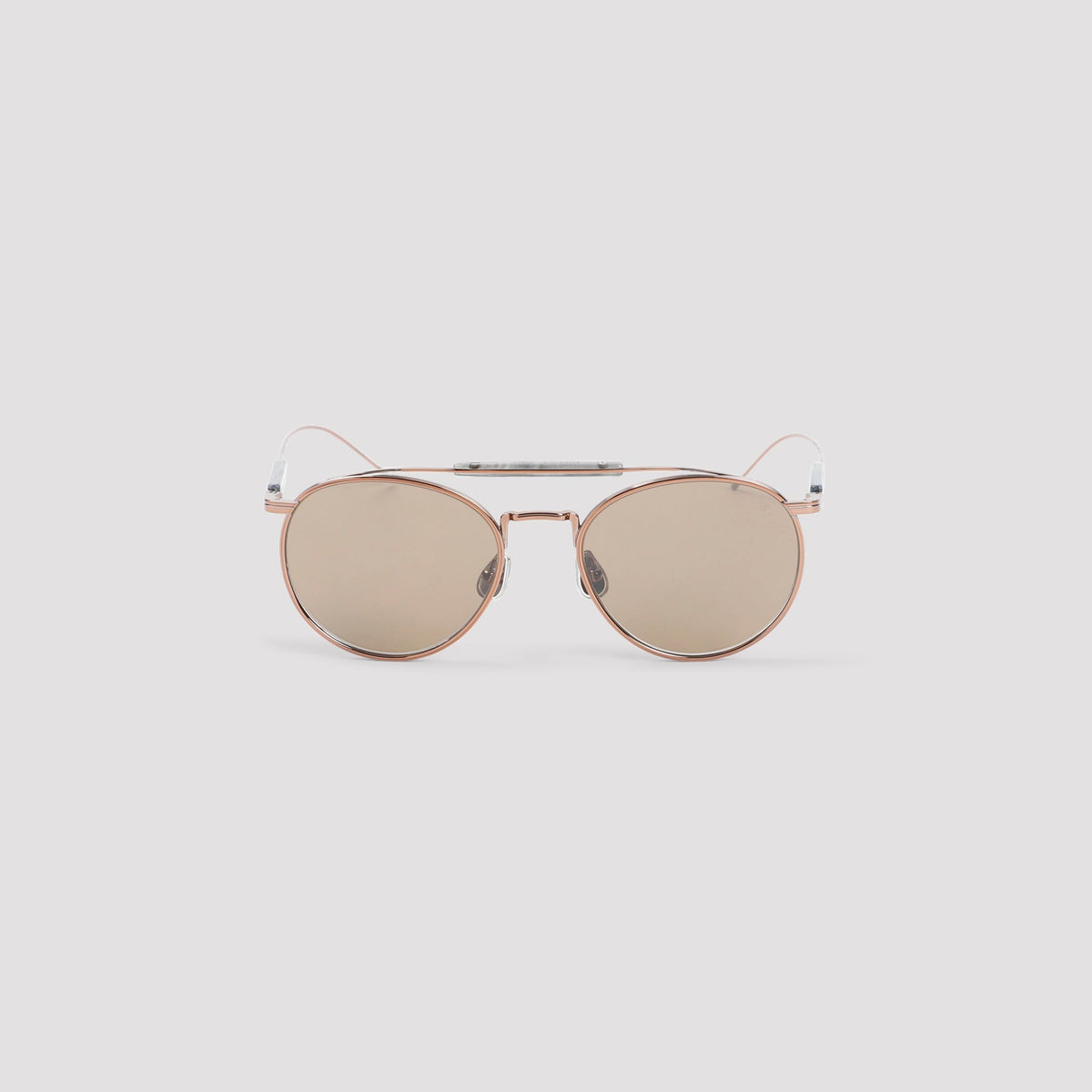 BRUNELLO CUCINELLI Sartorial Sunset Mini Sunglasses in Titanium