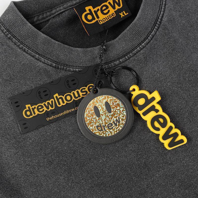 Drew House Secret Smiling Face Alphabet Long Sleeves 'Grey'