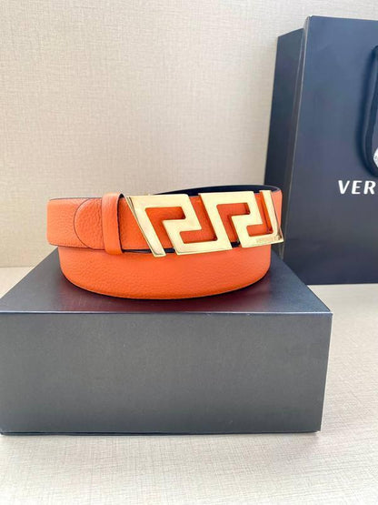 Versace Medusa Belt 'Brown'
