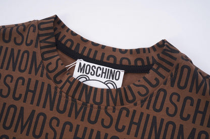 Moschino T-Shirt Without Collar 'Brown-Black'