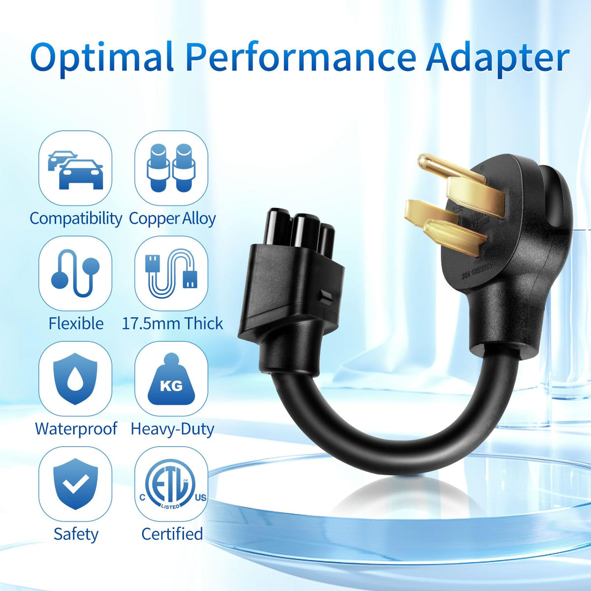 WenStorm NEMA 14-50P Adapter for Tesla Gen 2 Mobile Connector
