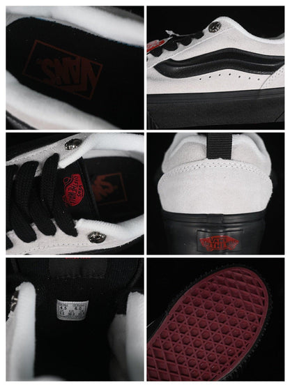 Vans Knu Skool 'White/Black/Red'