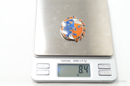 Broche/Colgante Sol y Luna Vintage Mexicano – Plata 950 – Joyería Artesanal del Suroeste