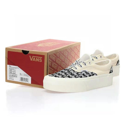 Fear of God x Vans Authentic Platform Low 'White/Black FOG'