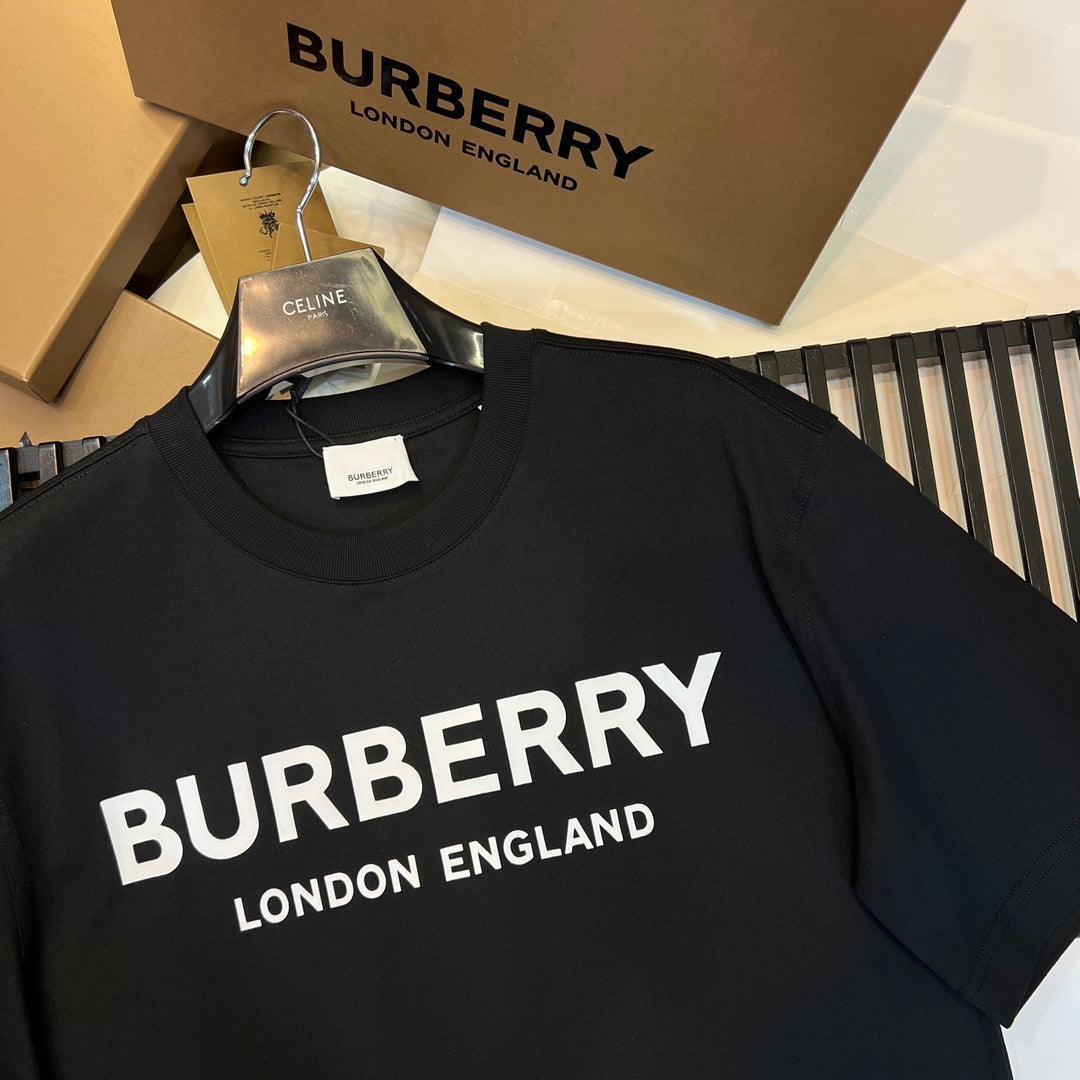 Burberry T-Shirt Without Collar 'Black & White'