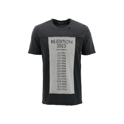 Dolce & Gabbana Printed Cotton T Shirt