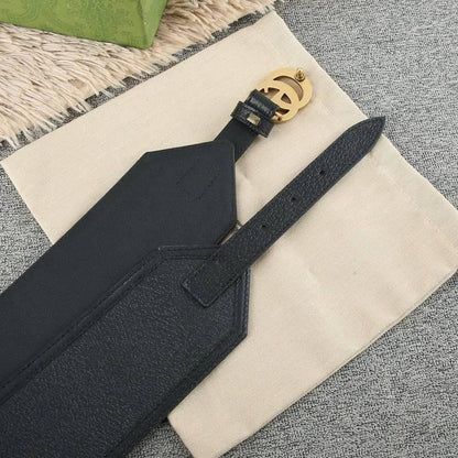 Gucci GG-buckle canvas Women belt 'Black'