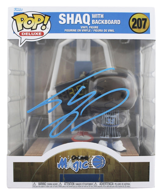 Shaquille O'Neal Signed Magic #207 Shaq With Backboard Funko Pop! Deluxe Vinyl Figure (Beckett)