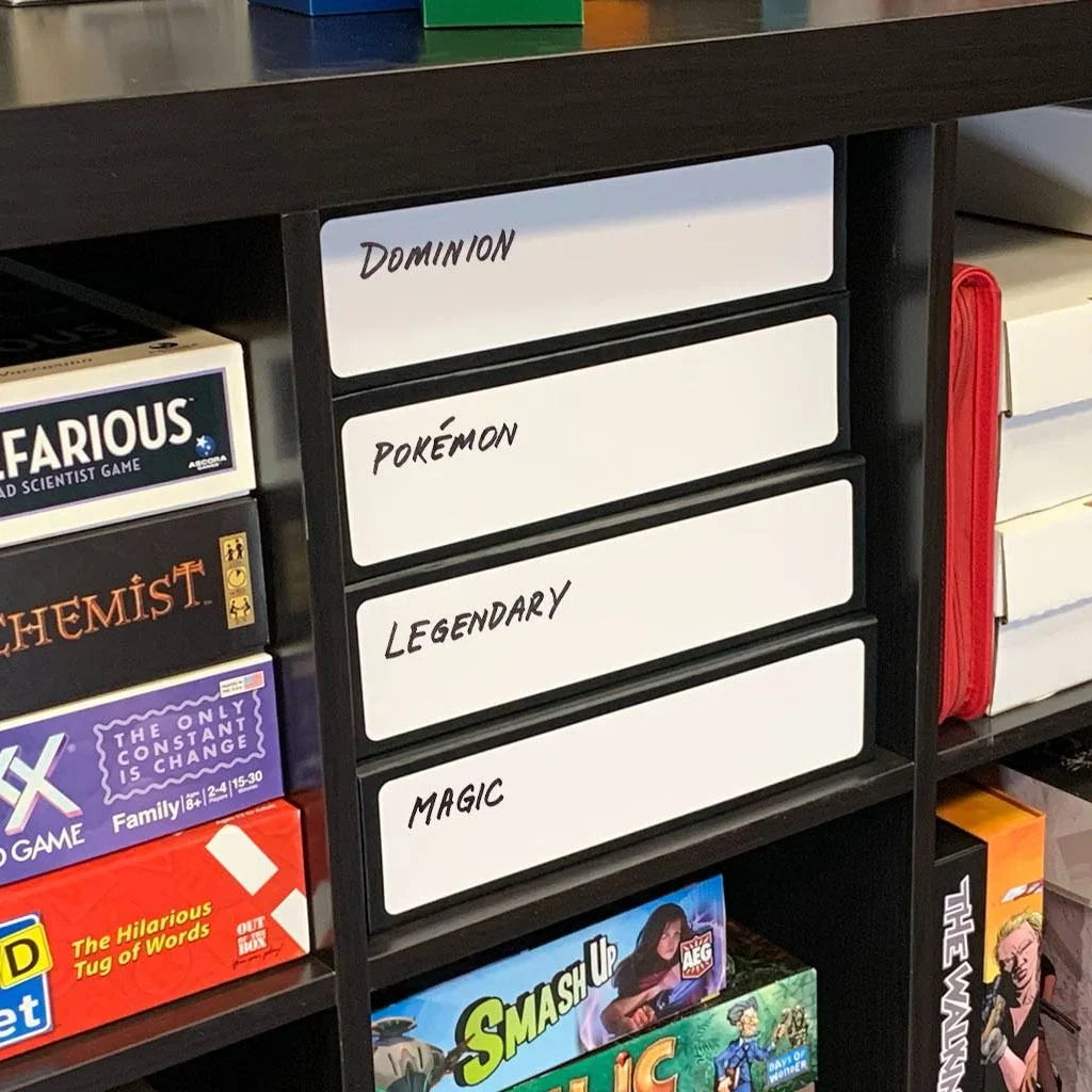 Card Game Box - 3 Row - Black with White — photo 4 of 4