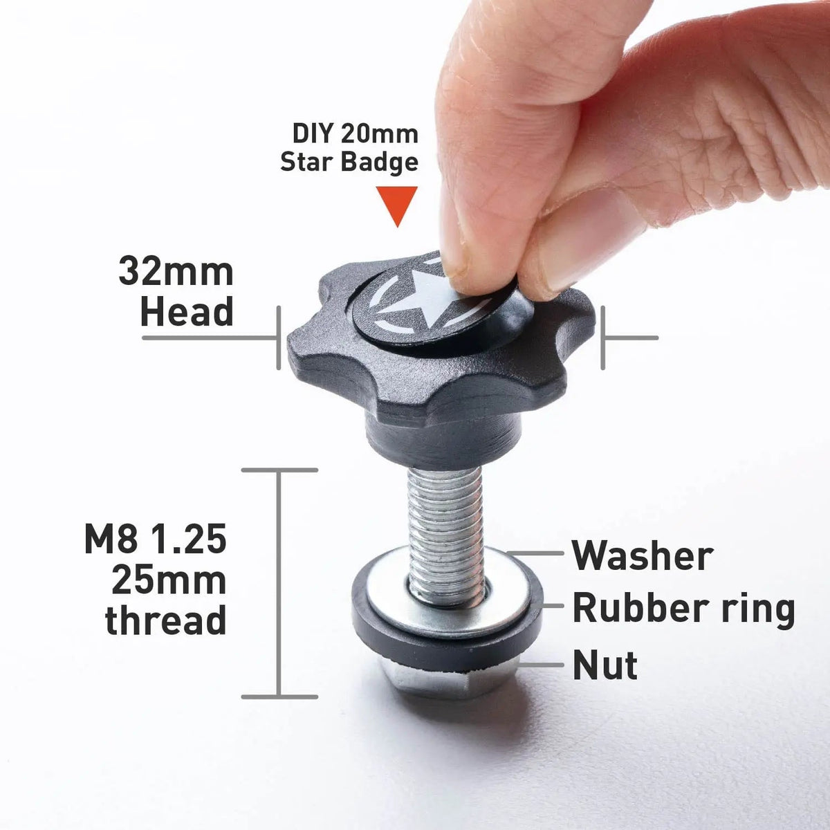 Bronco GP-Star Tie-Down Bolt Set