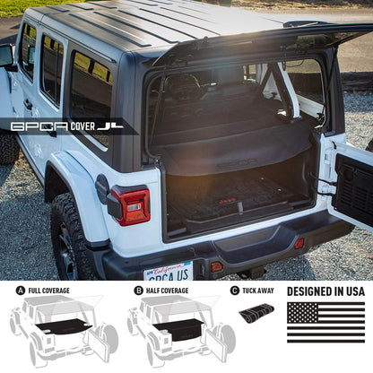 Jeep Wrangler JL 4DR Cargo Cover LITE (2018+)