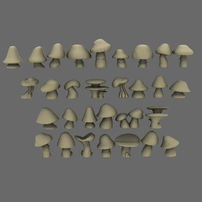 BWTF Scenics Mushroom Basing Accessories X30